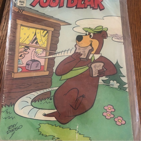 YOGI BEAR #19 - CHARLTON COMICS HANNA BARBERA AUGUST 1973 - when comics were 20c - Picture 3 of 11